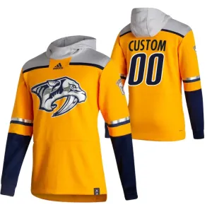 Nashville Predators Personalisiert Reverse Retro Kapuzenpullover - Herren Nashville Predators Personalisiert Reverse Retro Kapuzenpullover - Herren