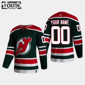 New Jersey Devils Personalisiert Reverse Retro Authentic Trikot - Kinder New Jersey Devils Personalisiert Reverse Retro Authentic Trikot - Kinder