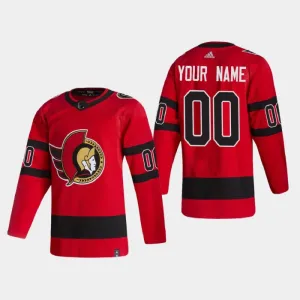 Ottawa Senators Personalisiert Reverse Retro Authentic Trikot - Herren Ottawa Senators Personalisiert Reverse Retro Authentic Trikot - Herren