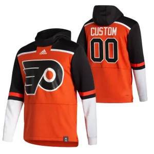 Philadelphia Flyers Personalisiert Reverse Retro Kapuzenpullover - Herren Philadelphia Flyers Personalisiert Reverse Retro Kapuzenpullover - Herren