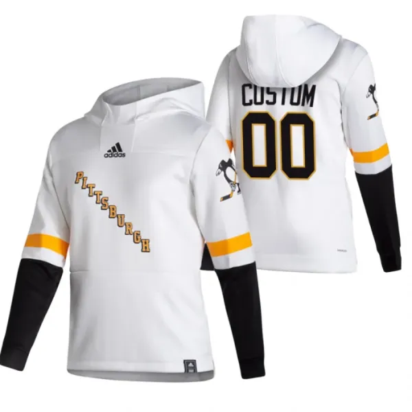 Pittsburgh Penguins Personalisiert Reverse Retro Kapuzenpullover - Herren Pittsburgh Penguins Personalisiert Reverse Retro Kapuzenpullover - Herren