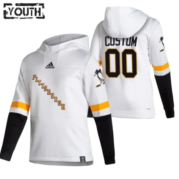 Pittsburgh Penguins Personalisiert Reverse Retro Kapuzenpullover - Kinder Pittsburgh Penguins Personalisiert Reverse Retro Kapuzenpullover - Kinder