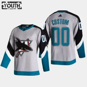 San Jose Sharks Personalisiert Reverse Retro Authentic Trikot - Kinder San Jose Sharks Personalisiert Reverse Retro Authentic Trikot - Kinder