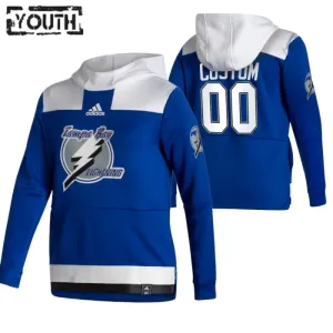 Tampa Bay Lightning Personalisiert Reverse Retro Kapuzenpullover - Kinder Tampa Bay Lightning Personalisiert Reverse Retro Kapuzenpullover - Kinder