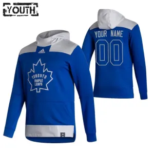 Toronto Maple Leafs Personalisiert Reverse Retro Kapuzenpullover - Kinder Toronto Maple Leafs Personalisiert Reverse Retro Kapuzenpullover - Kinder