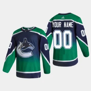 Vancouver Canucks Personalisiert Reverse Retro Authentic Trikot - Herren Vancouver Canucks Personalisiert Reverse Retro Authentic Trikot - Herren