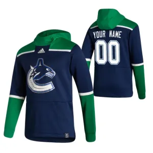 Vancouver Canucks Personalisiert Reverse Retro Kapuzenpullover - Herren Vancouver Canucks Personalisiert Reverse Retro Kapuzenpullover - Herren