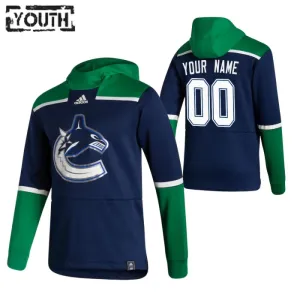 Vancouver Canucks Personalisiert Reverse Retro Kapuzenpullover - Kinder Vancouver Canucks Personalisiert Reverse Retro Kapuzenpullover - Kinder