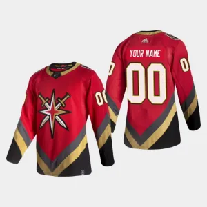 Vegas Golden Knights Personalisiert Reverse Retro Authentic Trikot - Herren Vegas Golden Knights Personalisiert Reverse Retro Authentic Trikot - Herren