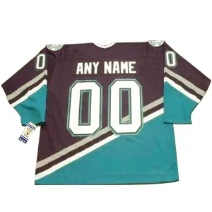 Anaheim Ducks Mighty Ducks Personalisiert CCM Throwback Authentic Trikot - Herren Anaheim Ducks Mighty Ducks Personalisiert CCM Throwback Authentic Trikot - Herren