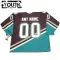 Anaheim Ducks Mighty Ducks Personalisiert CCM Throwback Authentic Trikot - Kinder
