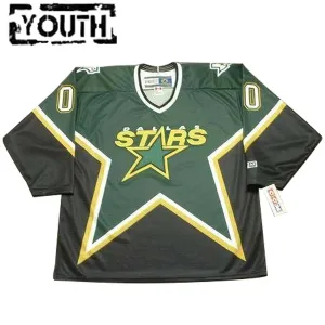 Dallas Stars Personalisiert CCM Throwback Authentic Trikot - Kinder