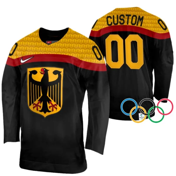 Deutschland Personalisiert 2022 Authentic Trikot - Herren (Schwarz) Deutschland Personalisiert 2022 Authentic Trikot - Herren (Schwarz)