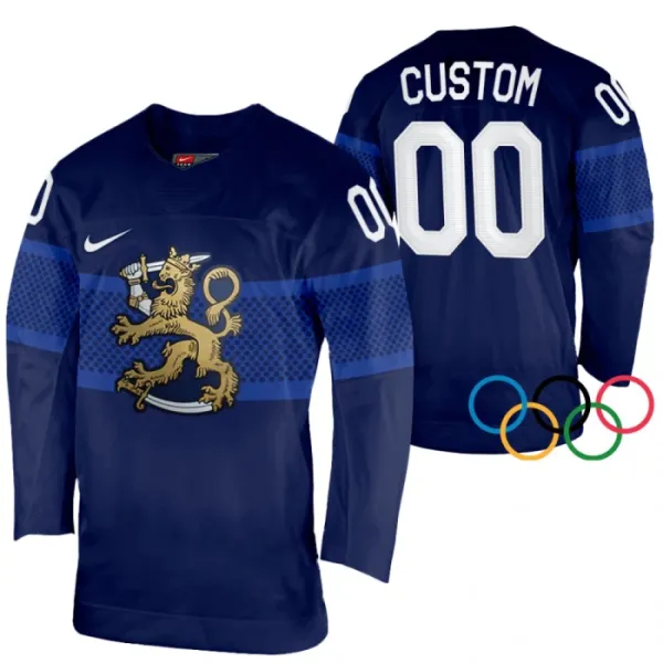 Finnland Personalisiert 2022 Authentic Trikot - Herren (Navy) Finnland Personalisiert 2022 Authentic Trikot - Herren (Navy)