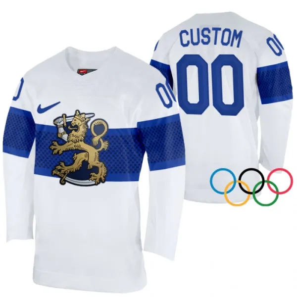 Finnland Personalisiert 2022 Authentic Trikot - Herren (Weiss) Finnland Personalisiert 2022 Authentic Trikot - Herren (Weiss)