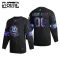 New York Islanders Personalisiert Iridescent Holographic Authentic Trikot - Kinder (Schwarz)