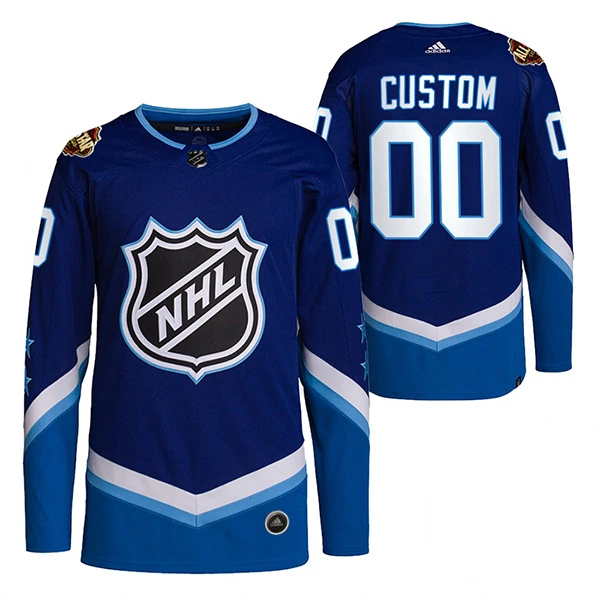 NHL Personalisiert All Star 2022 Authentic Trikot - Herren (Blau) NHL Personalisiert All Star 2022 Authentic Trikot - Herren (Blau)