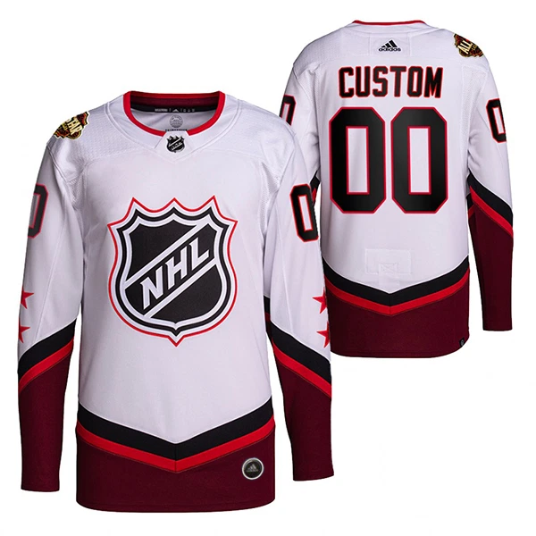 NHL Personalisiert All Star 2022 Authentic Trikot - Herren (Weiss) NHL Personalisiert All Star 2022 Authentic Trikot - Herren (Weiss)