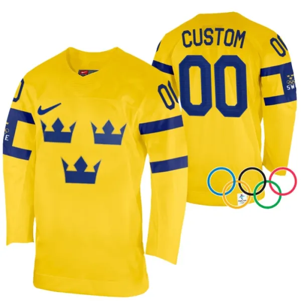 Schweden Personalisiert 2022 Authentic Trikot - Herren (Gelb) Schweden Personalisiert 2022 Authentic Trikot - Herren (Gelb)