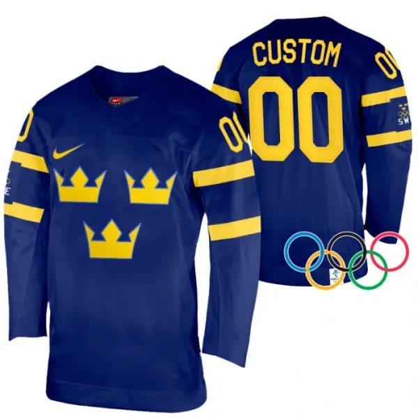 Schweden Personalisiert 2022 Authentic Trikot - Herren (Navy) Schweden Personalisiert 2022 Authentic Trikot - Herren (Navy)