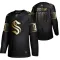 Seattle Kraken Personalisiert Golden Edition Authentic Trikot - Herren (Schwarz)