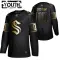 Seattle Kraken Personalisiert Golden Edition Authentic Trikot - Kinder (Schwarz)