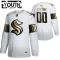 Seattle Kraken Personalisiert Golden Edition Authentic Trikot - Kinder (Weiss)
