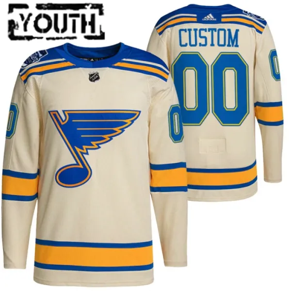St. Louis Blues Personalisiert 2022 Winter Classic Authentic Trikot - Kinder St. Louis Blues Personalisiert 2022 Winter Classic Authentic Trikot - Kinder