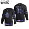 Toronto Maple Leafs Personalisiert Iridescent Holographic Authentic Trikot - Kinder (Schwarz)