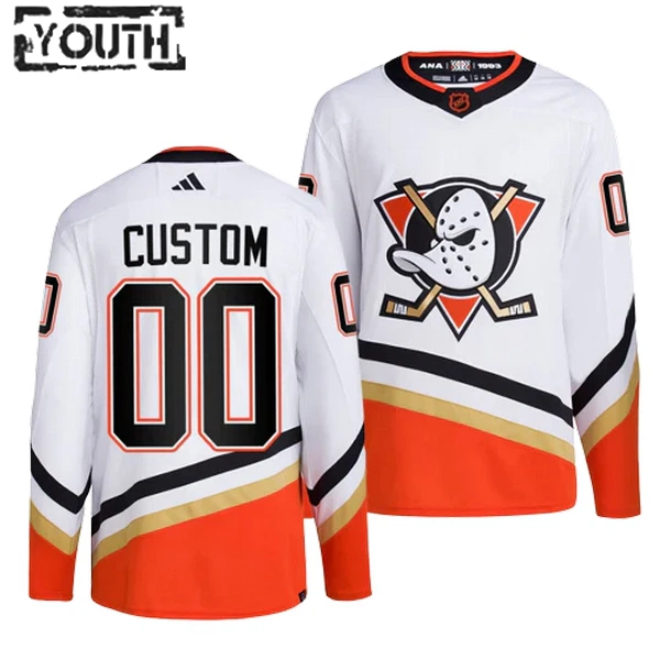 Adidas Anaheim Ducks Personalisiert 22/23 Reverse Retro 2.0 Authentic Trikot - Kinder (Weiss) Adidas Anaheim Ducks Personalisiert 22/23 Reverse Retro 2.0 Authentic Trikot - Kinder (Weiss)