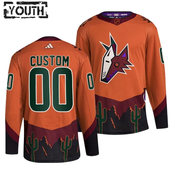 Adidas Arizona Coyotes Personalisiert 22/23 Reverse Retro 2.0 Authentic Trikot - Kinder (Orange) Adidas Arizona Coyotes Personalisiert 22/23 Reverse Retro 2.0 Authentic Trikot - Kinder (Orange)
