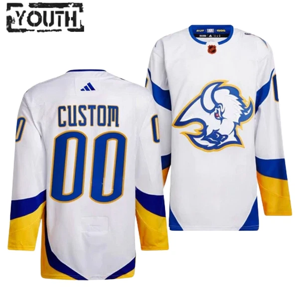 Adidas Buffalo Sabres Personalisiert 22/23 Reverse Retro 2.0 Authentic Trikot - Kinder (Weiss) Adidas Buffalo Sabres Personalisiert 22/23 Reverse Retro 2.0 Authentic Trikot - Kinder (Weiss)