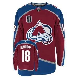 Adidas Colorado Avalanche Alex Newhook 18 Stanley Cup 2022 Authentic Trikot - Herren