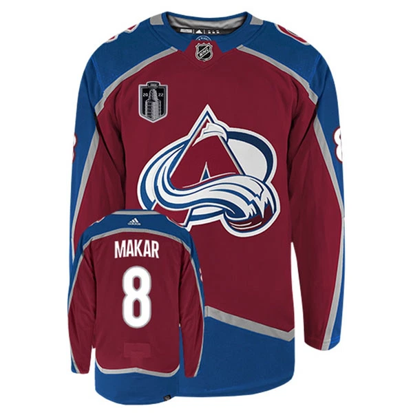 Adidas Colorado Avalanche Cale Makar 8 Stanley Cup 2022 Authentic Trikot - Herren
