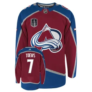 Adidas Colorado Avalanche Devon Toews 7 Stanley Cup 2022 Authentic Trikot - Herren