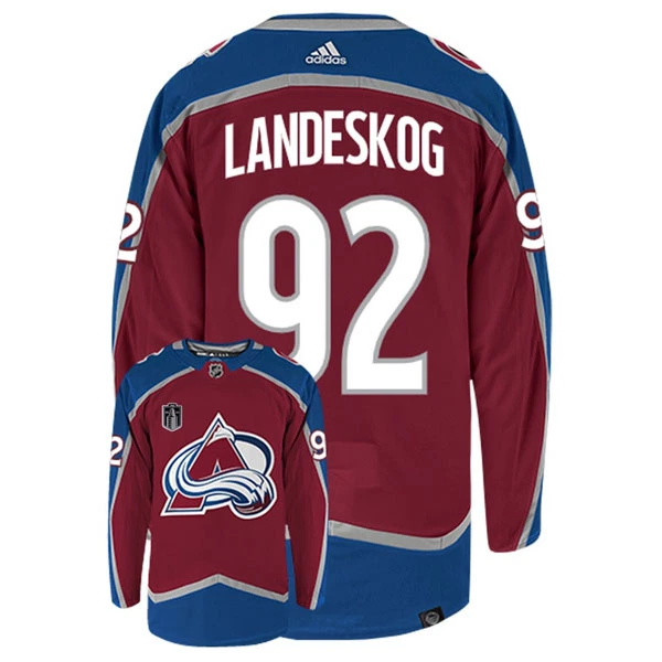 Adidas Colorado Avalanche Gabriel Landeskog 92 Stanley Cup 2022 Authentic Trikot - Herren Adidas Colorado Avalanche Gabriel Landeskog 92 Stanley Cup 2022 Authentic Trikot - Herren