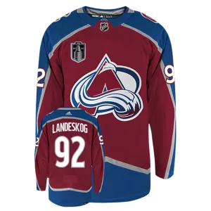 Adidas Colorado Avalanche Gabriel Landeskog 92 Stanley Cup 2022 Authentic Trikot - Herren