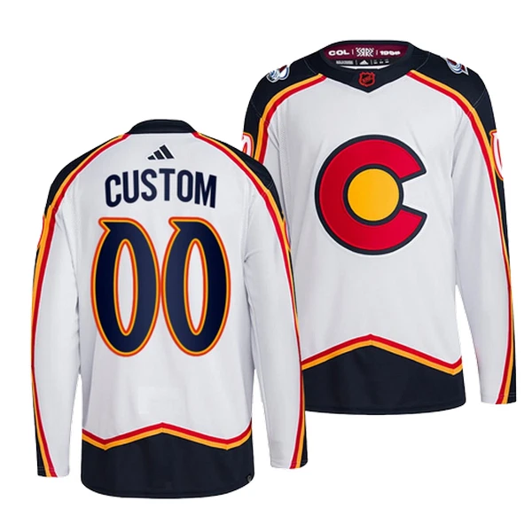 Adidas Colorado Avalanche Personalisiert 22/23 Reverse Retro 2.0 Authentic Trikot - Herren (Weiss) Adidas Colorado Avalanche Personalisiert 22/23 Reverse Retro 2.0 Authentic Trikot - Herren (Weiss)