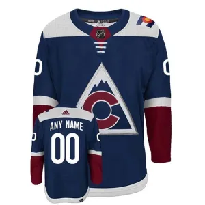 Adidas Colorado Avalanche Personalisiert Alternate Authentic Trikot - Herren (Navy)