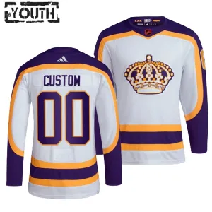 Adidas Los Angeles Kings Personalisiert 22/23 Reverse Retro 2.0 Authentic Trikot - Kinder (Weiss) Adidas Los Angeles Kings Personalisiert 22/23 Reverse Retro 2.0 Authentic Trikot - Kinder (Weiss)