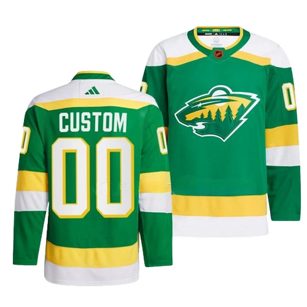 Adidas Minnesota Wild Personalisiert 22/23 Reverse Retro 2.0 Authentic Trikot - Herren (Grün) Adidas Minnesota Wild Personalisiert 22/23 Reverse Retro 2.0 Authentic Trikot - Herren (Grün)