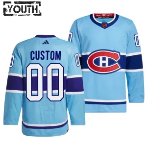 Adidas Montreal Canadiens Personalisiert 22/23 Reverse Retro 2.0 Authentic Trikot - Kinder (Blau) Adidas Montreal Canadiens Personalisiert 22/23 Reverse Retro 2.0 Authentic Trikot - Kinder (Blau)