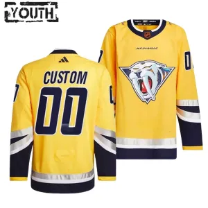 Adidas Nashville Predators Personalisiert 22/23 Reverse Retro 2.0 Authentic Trikot - Kinder (Gelb) Adidas Nashville Predators Personalisiert 22/23 Reverse Retro 2.0 Authentic Trikot - Kinder (Gelb)
