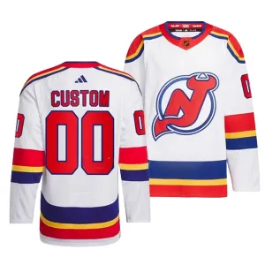 Adidas New Jersey Devils Personalisiert 22/23 Reverse Retro 2.0 Authentic Trikot - Herren (Weiss) Adidas New Jersey Devils Personalisiert 22/23 Reverse Retro 2.0 Authentic Trikot - Herren (Weiss)