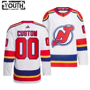 Adidas New Jersey Devils Personalisiert 22/23 Reverse Retro 2.0 Authentic Trikot - Kinder (Weiss) Adidas New Jersey Devils Personalisiert 22/23 Reverse Retro 2.0 Authentic Trikot - Kinder (Weiss)