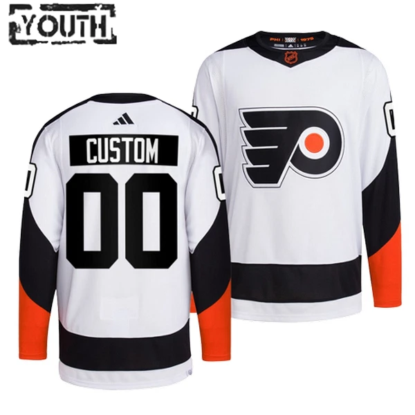 Adidas Philadelphia Flyers Personalisiert 22/23 Reverse Retro 2.0 Authentic Trikot - Kinder (Weiss) Adidas Philadelphia Flyers Personalisiert 22/23 Reverse Retro 2.0 Authentic Trikot - Kinder (Weiss)