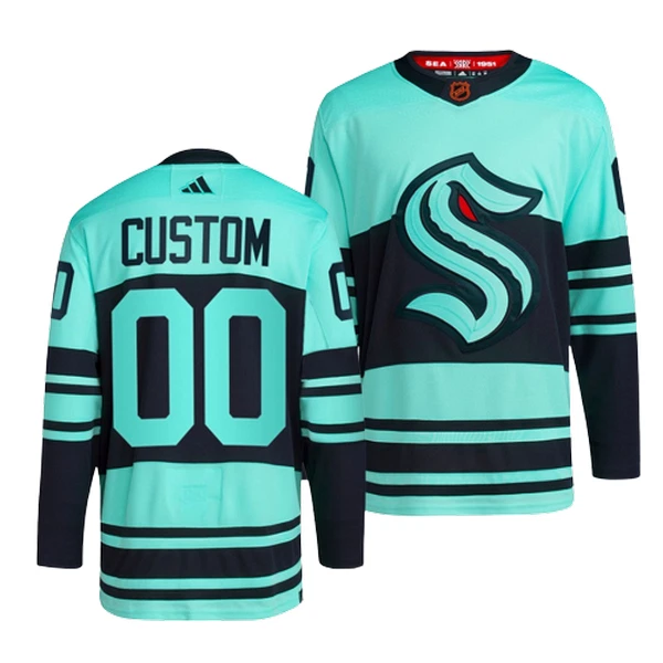 Adidas Seattle Kraken Personalisiert 22/23 Reverse Retro 2.0 Authentic Trikot - Herren (Eisblau) Adidas Seattle Kraken Personalisiert 22/23 Reverse Retro 2.0 Authentic Trikot - Herren (Eisblau)