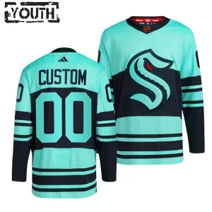 Adidas Seattle Kraken Personalisiert 22/23 Reverse Retro 2.0 Authentic Trikot - Kinder (Eisblau) Adidas Seattle Kraken Personalisiert 22/23 Reverse Retro 2.0 Authentic Trikot - Kinder (Eisblau)