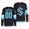 Adidas Seattle Kraken Vauthentic Personalisiert Trikot - Herren (Navy)
