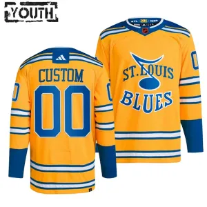 Adidas St. Louis Blues Personalisiert 22/23 Reverse Retro 2.0 Authentic Trikot - Kinder (Gelb) Adidas St. Louis Blues Personalisiert 22/23 Reverse Retro 2.0 Authentic Trikot - Kinder (Gelb)